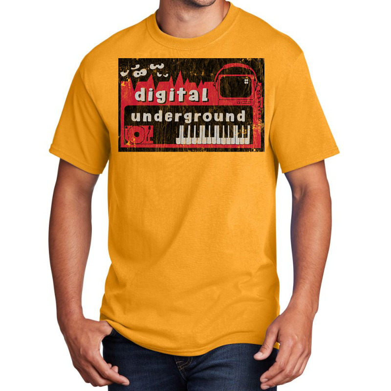 Digital Underground Tape Basic T-shirt by Rob Store | Artistshot