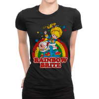 Distressed Rainbow Brite Ladies Fitted T-shirt | Artistshot