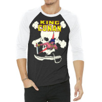 King Conan 3/4 Sleeve Shirt | Artistshot