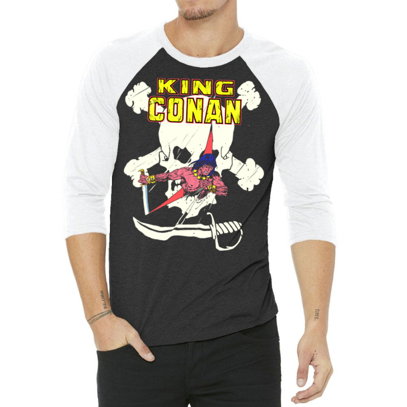 King Conan 3/4 Sleeve Shirt | Artistshot