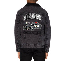 Police Academy Unisex Sherpa-lined Denim Jacket | Artistshot