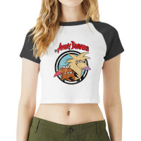 Vintage Angry Beavers Raglan Crop Top | Artistshot