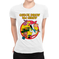 Vintage Quick Draw Mcgraw Ladies Fitted T-shirt | Artistshot