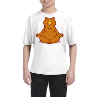 Bear Animals Meditation Zen Buddhism Youth Tee | Artistshot