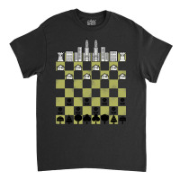 City Forest Chess Vintage Game Classic T-shirt | Artistshot