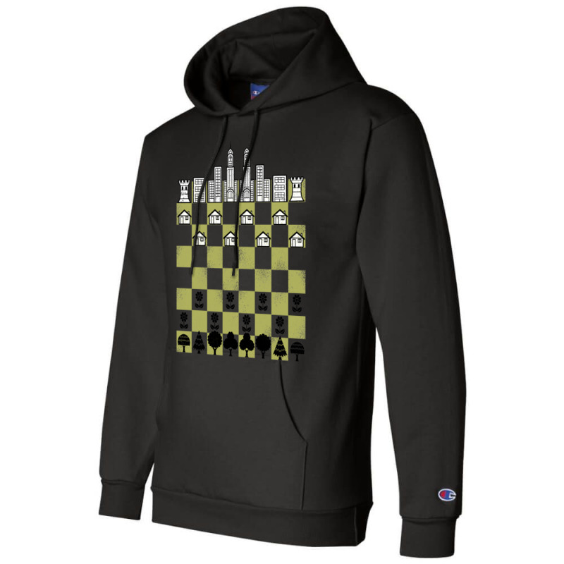 City Forest Chess Vintage Game Champion Hoodie | Artistshot