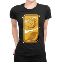 Gold Bar Cat World Domination For Cats Ladies Fitted T-shirt | Artistshot