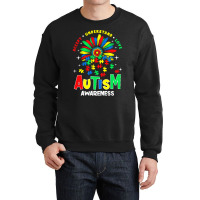 Autism Awareness T  Shirtautism Awareness Flower Gift T  Shirt Crewneck Sweatshirt | Artistshot