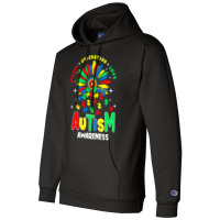 Autism Awareness T  Shirtautism Awareness Flower Gift T  Shirt Champion Hoodie | Artistshot