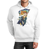 Katana Cat Rainbow Flag Japanese Style Pizza Unisex Hoodie | Artistshot