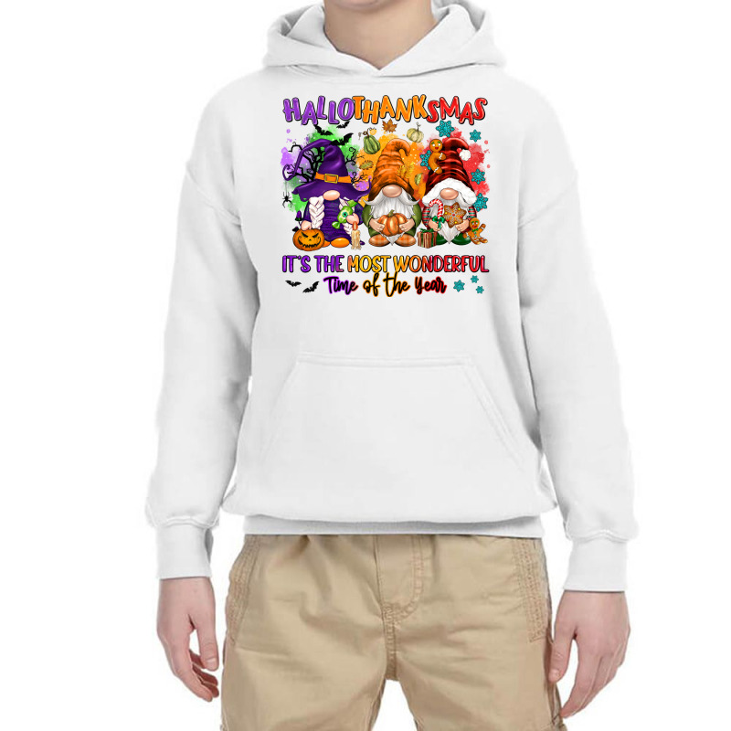 Hallothanksmas It's The Most Wonderful Time Of The Youth Hoodie by NancyCooperArtShop | Artistshot