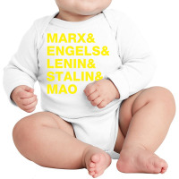 Communist Leaders Long Sleeve Baby Bodysuit | Artistshot