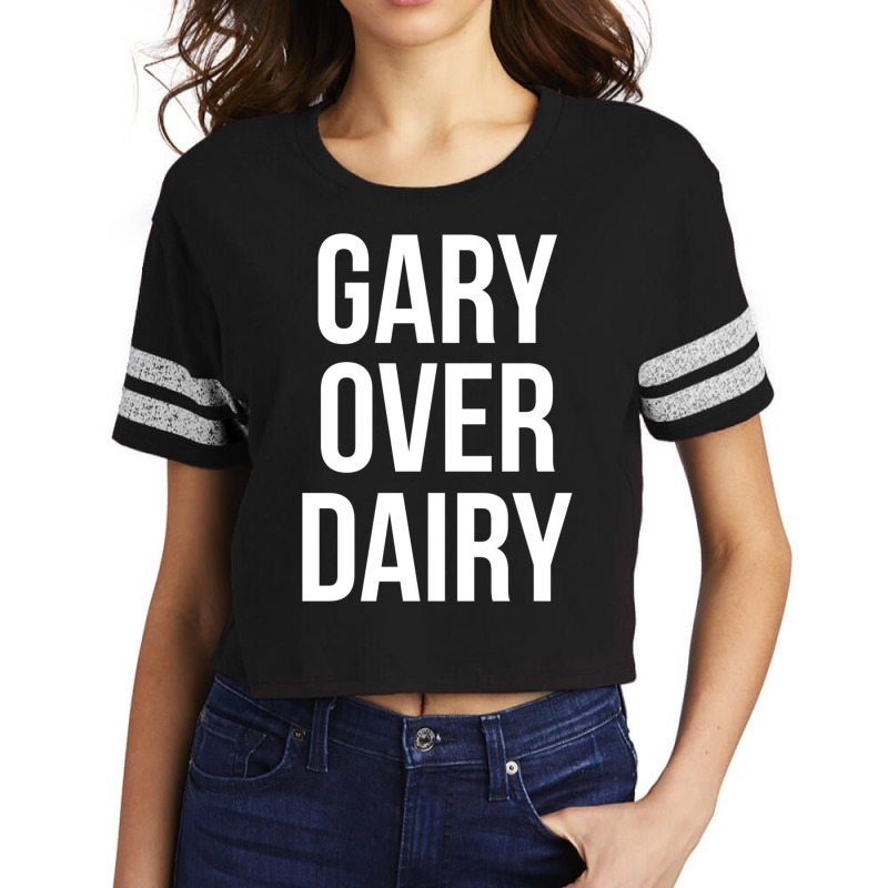 Gary Over Dairy Scorecard Crop Tee by TomArt | Artistshot