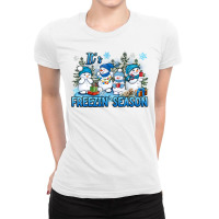 Its Freezin' Season Ladies Fitted T-shirt | Artistshot