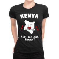 Kenya Feel The Love Tonight Ladies Fitted T-shirt | Artistshot