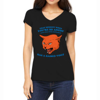 Angry Women's V-neck T-shirt | Artistshot