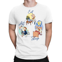 Eat - Sleep - Art With Van Gogh T-shirt | Artistshot