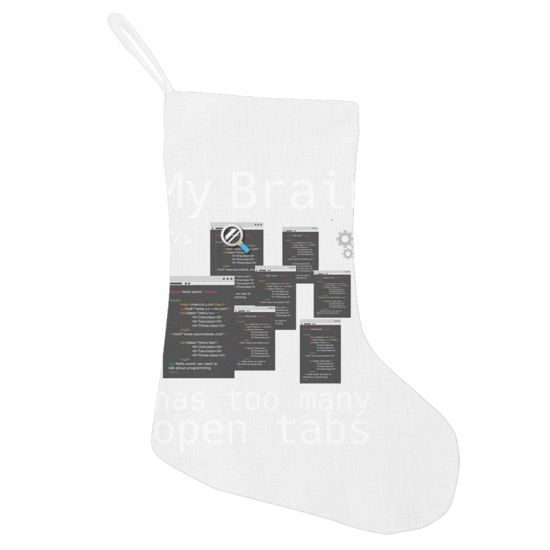 Programmer Software Computer Science Binary Pc (4) Holiday Stocking | Artistshot