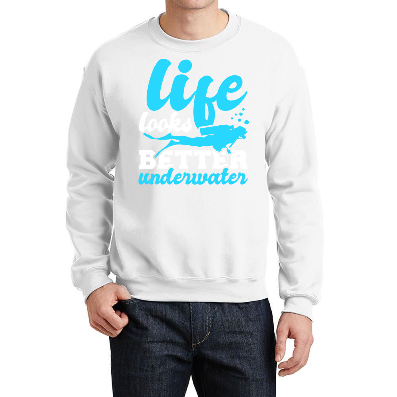 Scuba Diving Diving Diver Apnea Water Sports (5) Crewneck Sweatshirt by ChuArt. | Artistshot