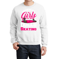 Skateboard Girl Longboard Sk8ing Sk8 Halfpipe Crewneck Sweatshirt | Artistshot