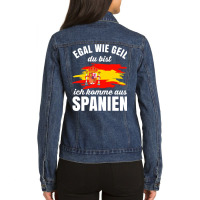 Spain Tshirt Andalusia Spain Matador (2) Ladies Denim Jacket | Artistshot