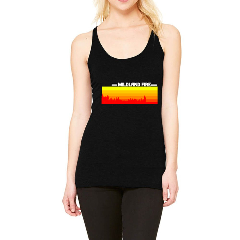 Wildland Fire Landscape Racerback Tank by CloudyStars | Artistshot