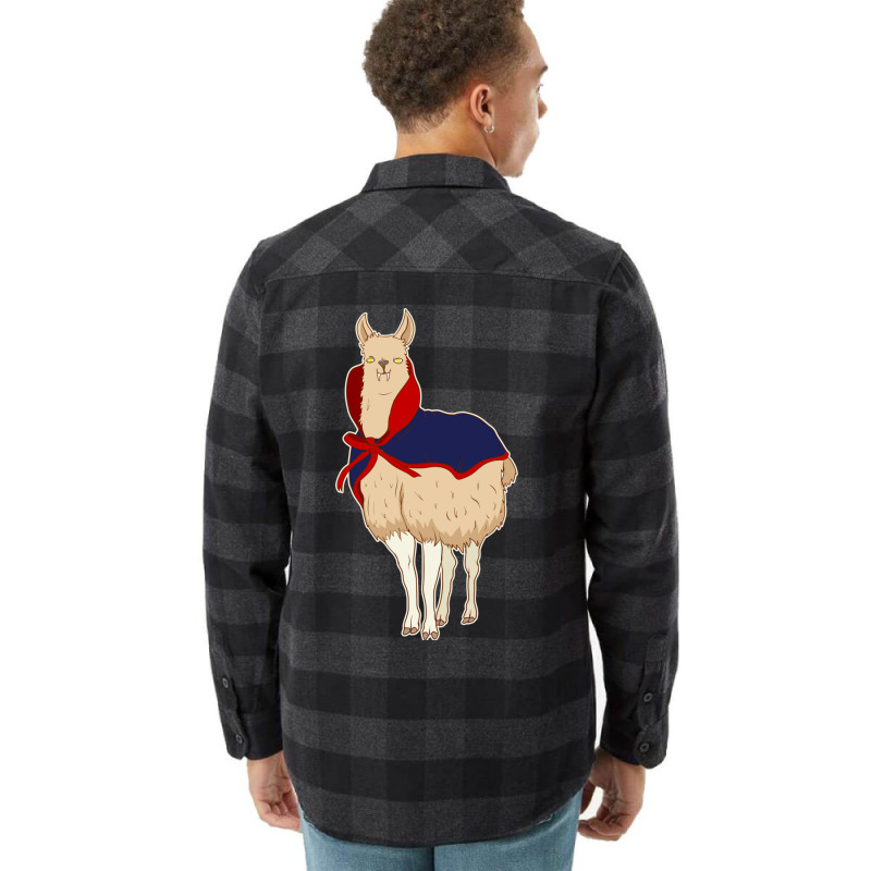 Cute Vampire Llama Halloween Funny Vampire Llama Flannel Shirt by the perfect present | Artistshot