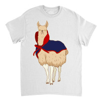 Cute Vampire Llama Halloween Funny Vampire Llama Classic T-shirt | Artistshot