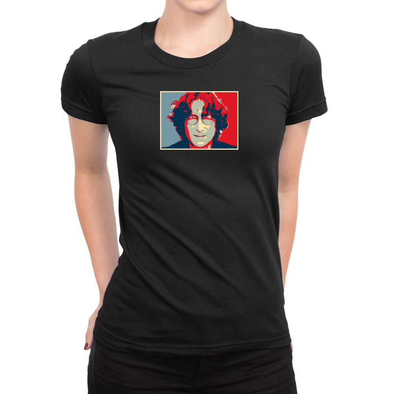 Lennon Ladies Fitted T-shirt | Artistshot