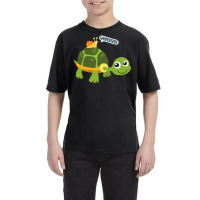 Cute Snail Riding On Turtle Yelling Whee Animals ( Youth Tee | Artistshot