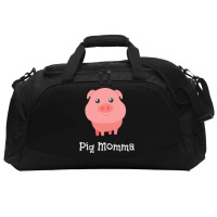 Cute Pig Momma Girl Pet Piglet Owner Mommy Mama Active Duffel | Artistshot