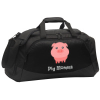 Cute Pig Momma Girl Pet Piglet Owner Mommy Mama Active Duffel | Artistshot