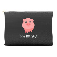 Cute Pig Momma Girl Pet Piglet Owner Mommy Mama Accessory Pouches | Artistshot