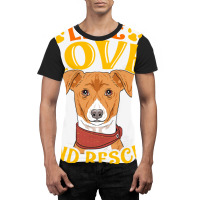 Cute   Funny Live, Love, Rescue Dogs Puppy Owners Graphic T-shirt | Artistshot