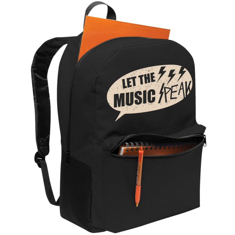 Let The Music Speak Backpack | Artistshot