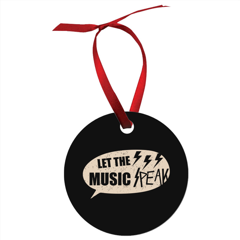 Let The Music Speak Ornament | Artistshot