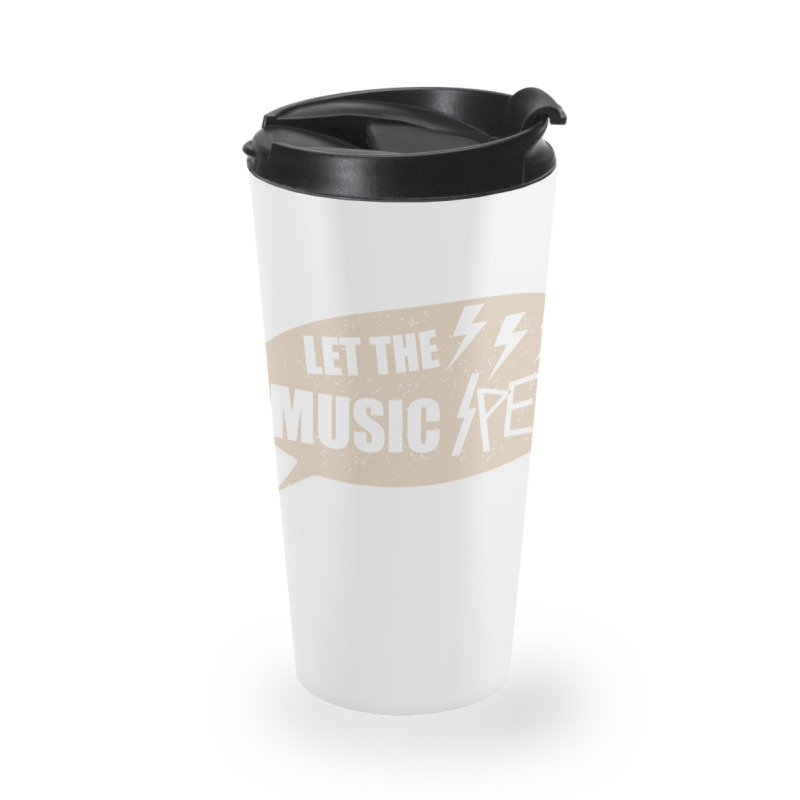 Let The Music Speak Travel Mug | Artistshot