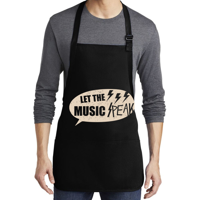 Let The Music Speak Medium-length Apron | Artistshot