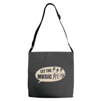 Let The Music Speak Adjustable Strap Totes | Artistshot