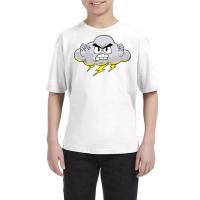 Angry Cloud With Lightning Thunderstorm Weather (2 Youth Tee | Artistshot