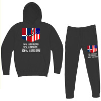 50 Dominican 50 American 100 Awesome Immigrant Hoodie & Jogger Set | Artistshot