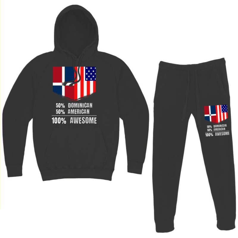 50 Dominican 50 American 100 Awesome Immigrant Hoodie & Jogger set by the perfect present | Artistshot