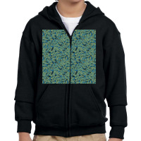 Nature Pattern T  Shirt Minimalist Leaf Line Art Illustration As A Sea Youth Zipper Hoodie | Artistshot