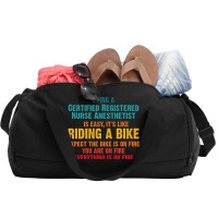 Being A Certified Registered Nurse Anesthetist Duffel Bag | Artistshot