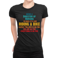 Being A Director Of Nursing Ladies Fitted T-shirt | Artistshot