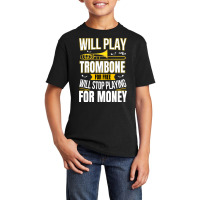 Trombone Orchestra Gift For Instrument Friends Who Basic Youth T-shirt | Artistshot