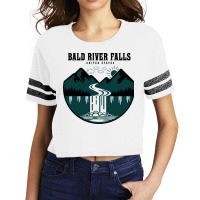 Bald River Falls United States Scorecard Crop Tee | Artistshot