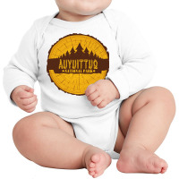 Auyuittug National Park Annual Ring Long Sleeve Baby Bodysuit | Artistshot