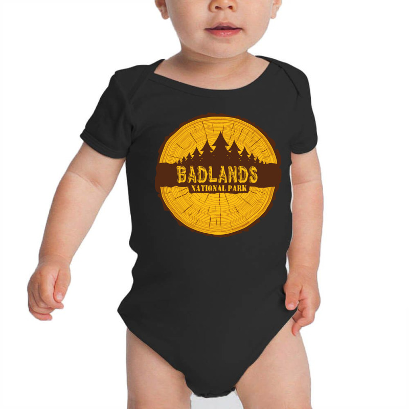 Badlands National Park ,sign  Annual Ring Baby Bodysuit by RozakArt | Artistshot