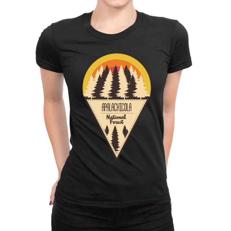 Apalachicola National Forest Ladies Fitted T-Shirt by RozakArt | Artistshot